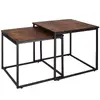Springos HF0024 coffee table set — 2 square tables Photo 6