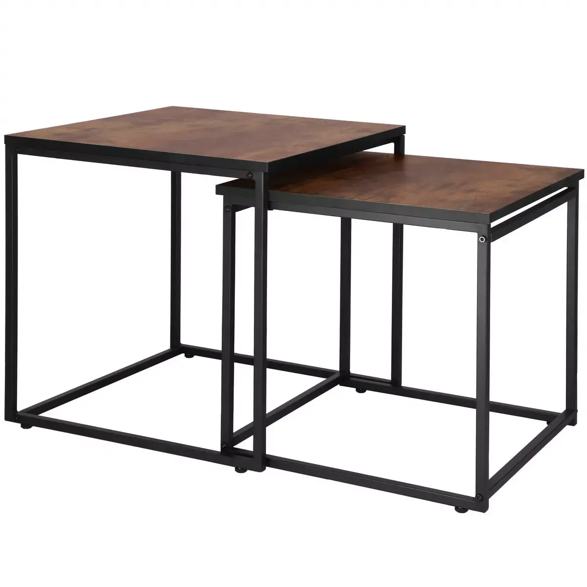 Springos HF0024 coffee table set — 2 square tables Photo 7