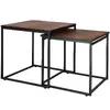 Springos HF0024 coffee table set — 2 square tables Photo 7