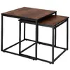 Springos HF0024 coffee table set — 2 square tables Photo 8