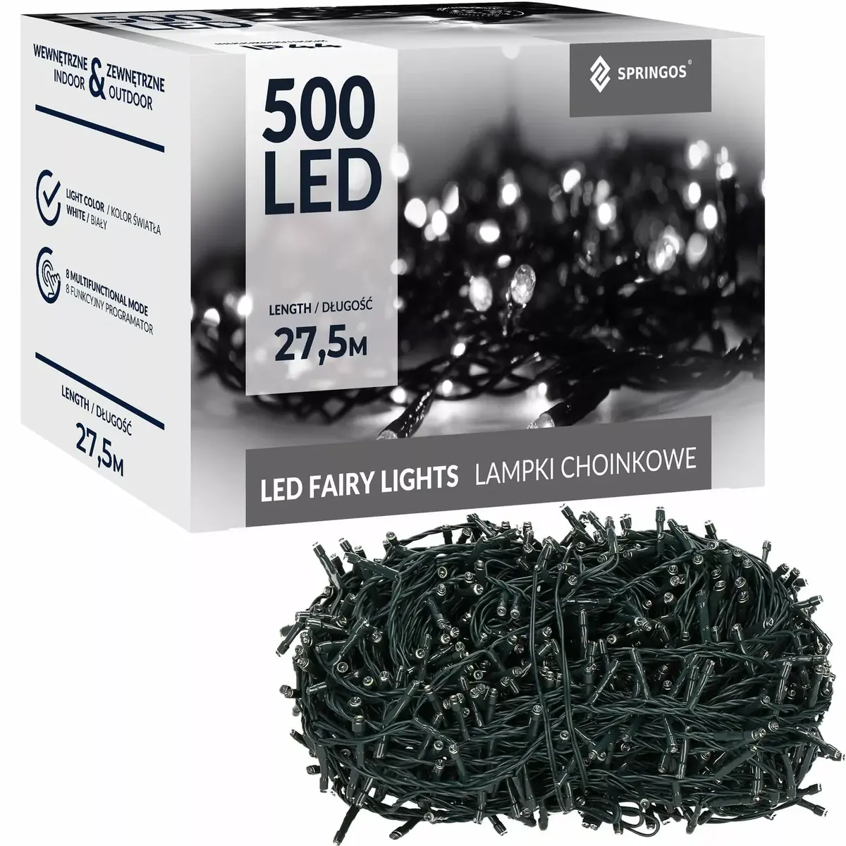 String lights Springos CL0543 — 500 LED, 27.5 m Photo 3