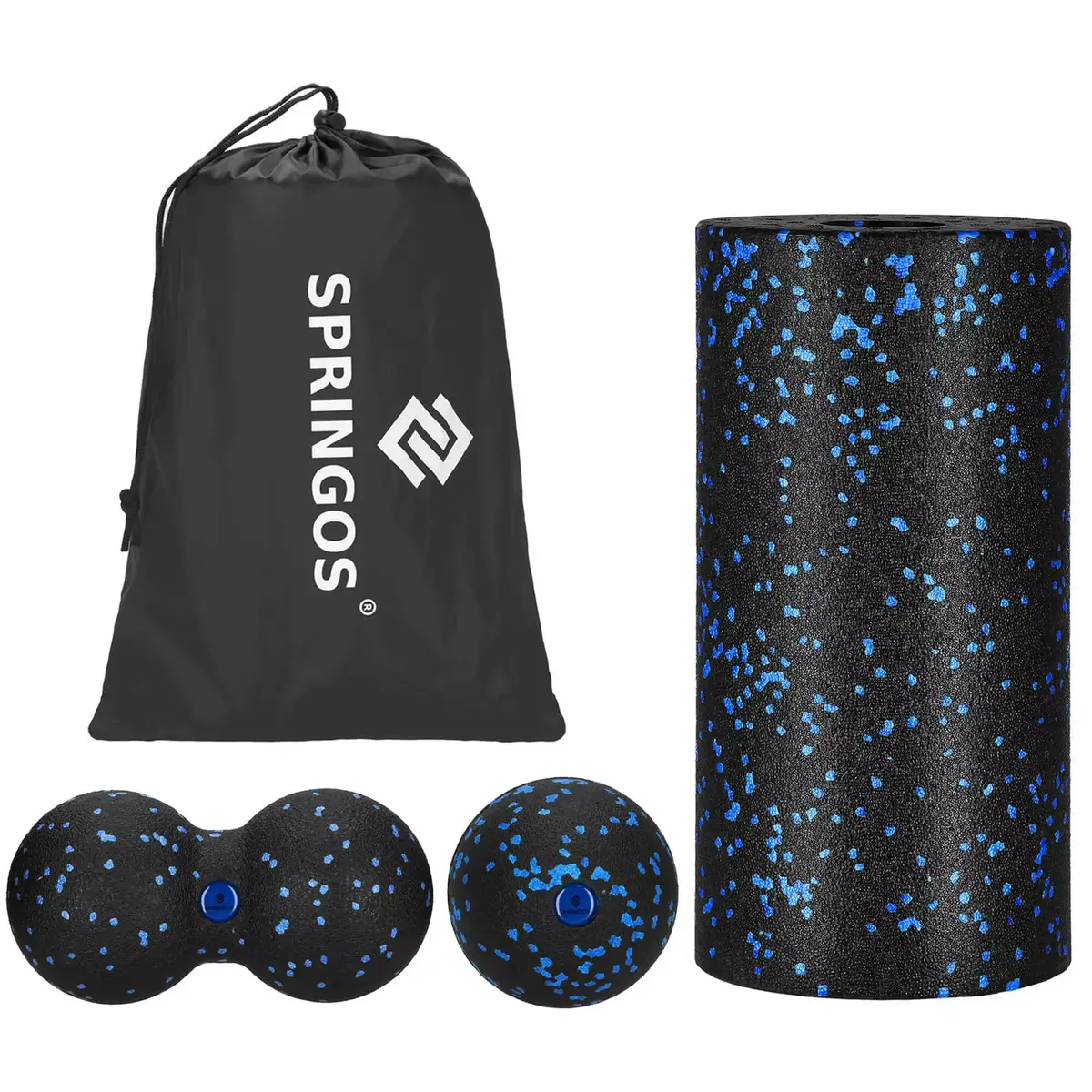 Springos FR0025 Massage Set — Foam Roller & Balls Photo 4