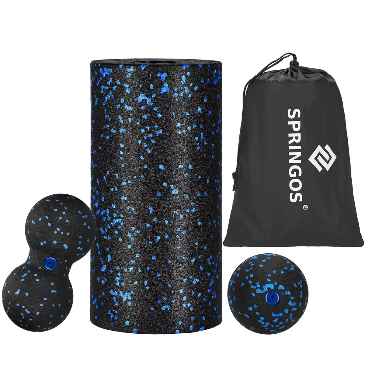 Springos FR0025 Massage Set — Foam Roller & Balls Photo 6