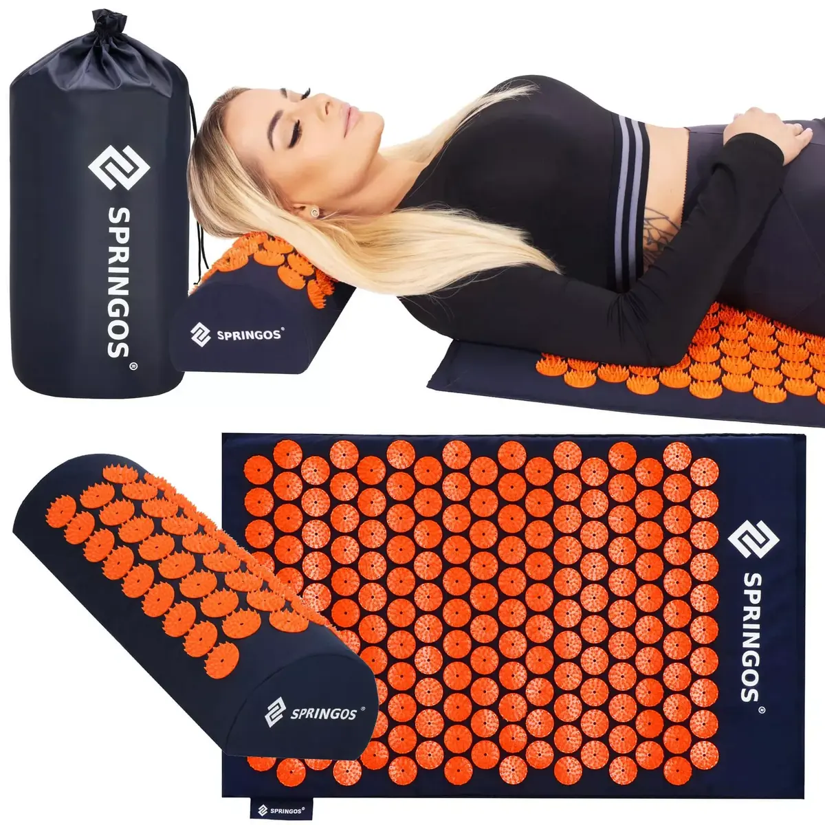 Acupressure mat Springos FA0155 65×41 cm Photo 2