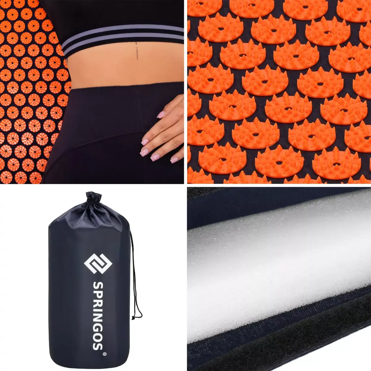 Acupressure mat Springos FA0155 65×41 cm Photo 5