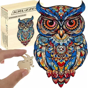 Деревянная пазл-игра Kruzzel модель 24551 — развивающий деревянный пазл