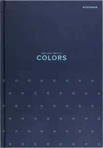 Тетрадь TOP-2000 Brulion Top 2000 Colors A4, 304 страницы, в клетку, синий