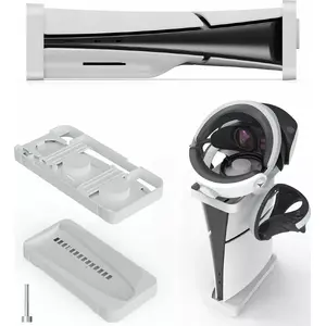 Stends Sony PlayStation 5 konsolei JYS SB8178 — vertikālā un horizontālā montāža, atbalsts PS5