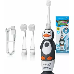 Electric Toothbrush Brush-Baby BRB240 Child Grey Orange White Timer 2min