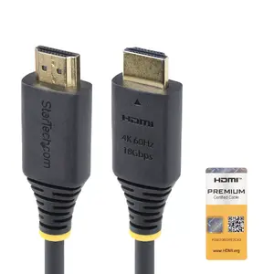 HDMI Cable StarTech.com HDMI2-CABLE-4K60 2m 4K 60Hz HDR10 18Gbps