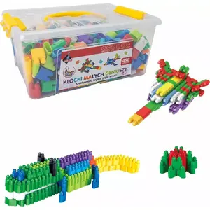 Building Blocks Set ASKATO Little Geniuses — 498 pieces, assorted bricks