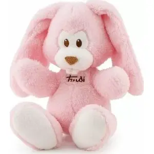 Plīša rotaļlieta Trudi TRUDI PINK RABBIT (S) — mazs rozā zaķis, modelis 006-18128