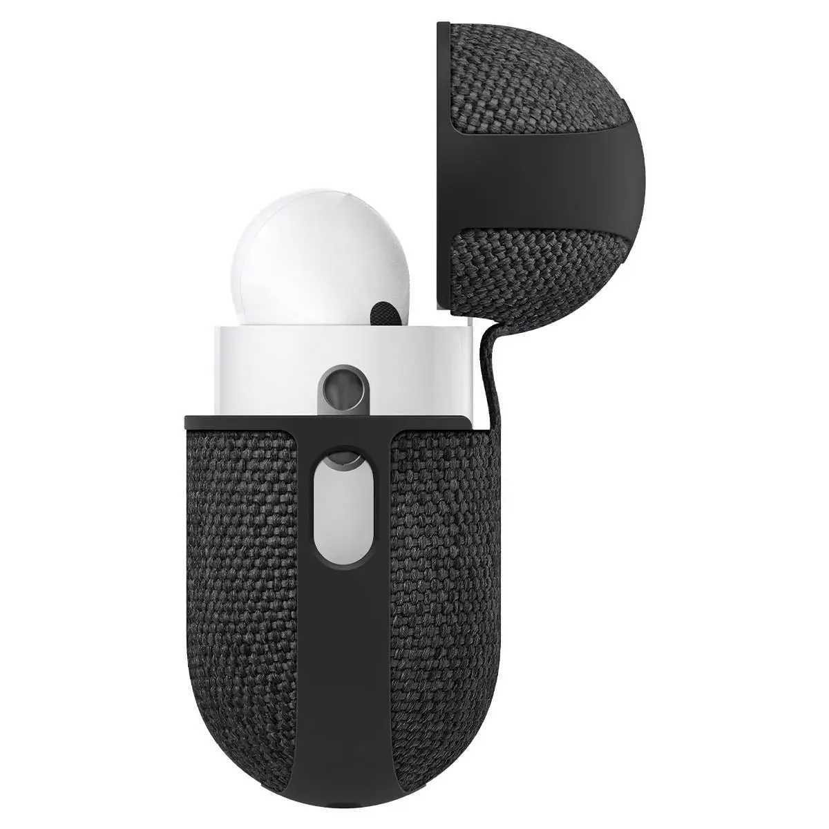Чехол Spigen Urban Fit — ткань и PC, чёрный Photo 6