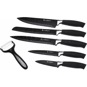 KNIVES KNIFE Set Peeler CERAMIC STEEL Black