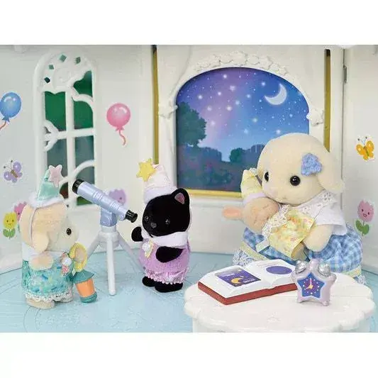 Epoch Sylvanian Families Nursery Friends Sleepover Party Trio Photo 7