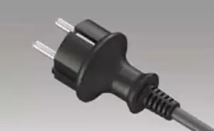 Сетевой кабель Plastrol PP-40H 2м, H05RR-F 3x2.5, IP44, с заземленной вилкой