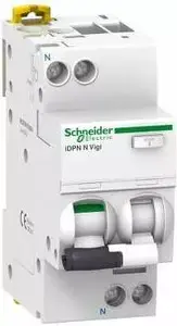 Дифференциальный автоматический выключатель Schneider Electric A9D56604 2P 4A B 30мА тип A