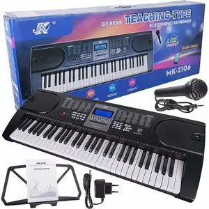 Клавишный инструмент MK keyboard MK 2106 с микрофоном для обучения детей