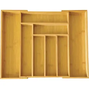 Drawer Cutlery Organizer KingHoff KH-1501 — Extendable Insert for Utensils