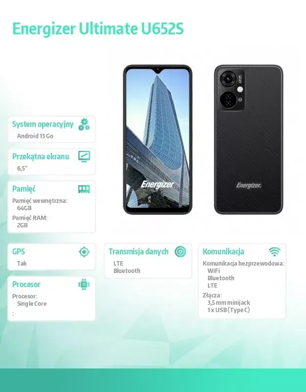 Смартфон Energizer U652SEU, U652SEU Photo 9