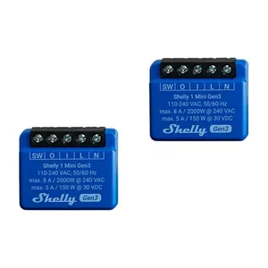 Smart switch Shelly 1 Mini Gen3 1P Wireless 110-240V