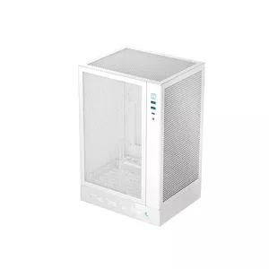 PC case DeepCool R-CH170-WHNPI0D-G-1 Tower white, Mini-ATX, LED display, 305 mm GPU, 172 mm CPU cooler