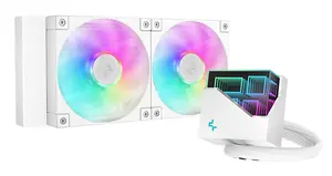 DeepCool LT240 All-in-one liquid CPU cooler White 12 cm fan Hydro Dynamic Bearing 600-2400 RPM