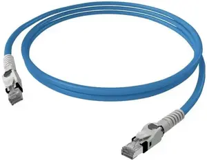 Патч‑кабель Ethernet EASYLAN VarioBoot Кат.6A S/FTP, синий, 0,5 м