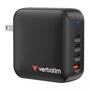 Зарядное устройство Verbatim Mini GaN 165W 4 порта Photo 1
