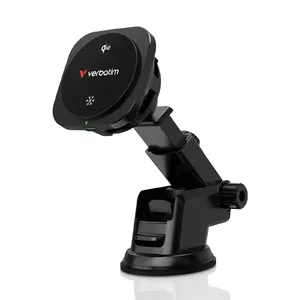 Verbatim Charge 'n' Drive Qi2 Магнитное Беспроводное Зарядное Устройство Авто USB Смартфон Быстрая Зарядка