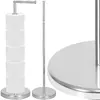 Toilet Paper Holder Springos TS0001 Chrome 2-in-1 Photo 2