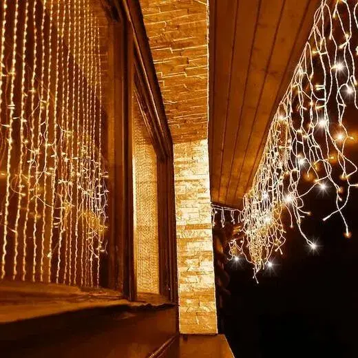 LED aizkars CL0517 500 LED siltā/aukstā baltā Photo 5