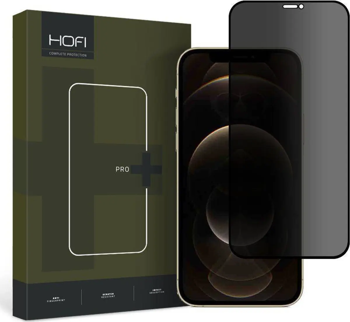 Hofi Anti-Spy Pro+ privātuma stikls iPhone 12 / 12 Pro Photo 7