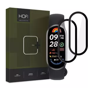 Screen protector glass set Hofi Hybrid Pro+ 2-pack for Xiaomi Smart Band 9 / 9 NFC — black