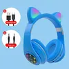 Детские беспроводные наушники iWear M2, синие Photo 2