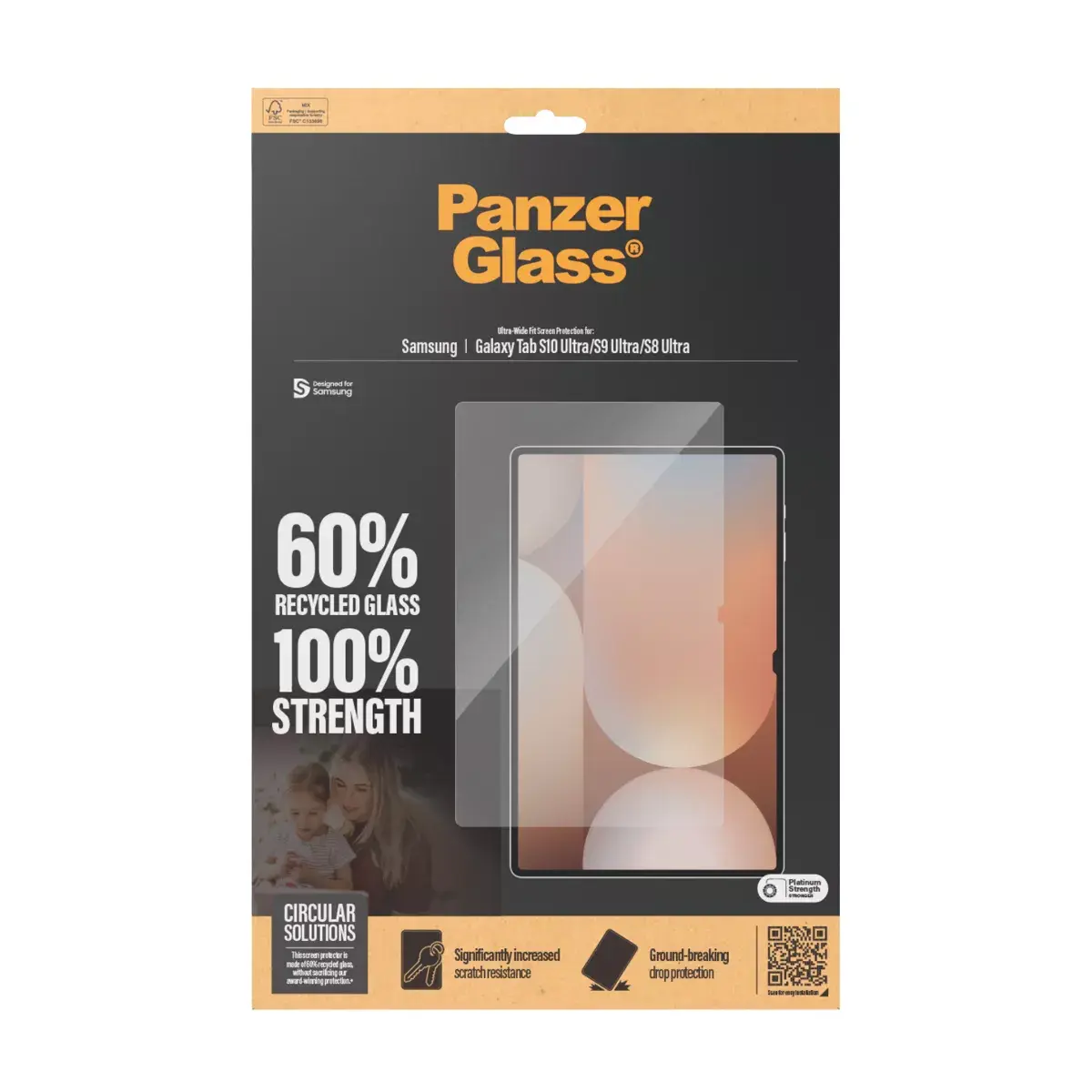 Защитное стекло PanzerGlass Samsung Galaxy Tab S8 Ultra S9 Ultra S10 Ultra Photo 3