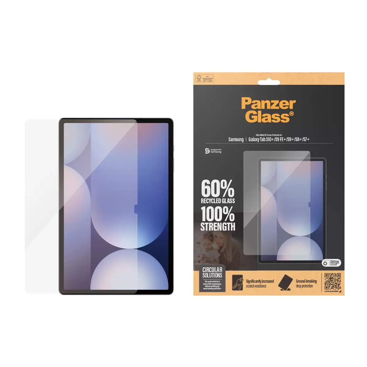 Screen Protector PanzerGlass Samsung Galaxy Tab S7+ S8+ S9+ S9 FE+ S10+ Photo 2
