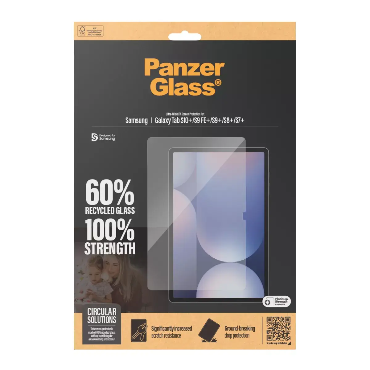 Screen Protector PanzerGlass Samsung Galaxy Tab S7+ S8+ S9+ S9 FE+ S10+ Photo 3