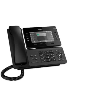 IP telefons Snom D812 melns TFT 5" displejs Gigabit Ethernet