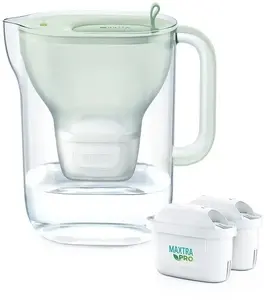 Ūdens filtra krūka BRITA Style Eco Green 2 ar MAXTRA PRO filtriem (2 gab.)
