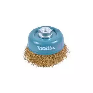 Чашечная проволочная щетка Makita D-39780 90 мм — для дерева, стали, снятия краски и ржавчины