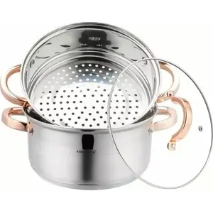 Cookware set Klausberg KB-7731 — 3-piece saucepan set, 22 cm, rose gold