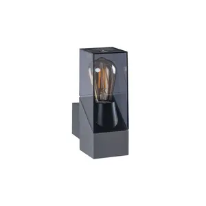 Kanlux Laven 36548 Outdoor Wall Light, E27 LED, 10W, IP44, Graphite