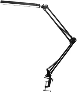 Table LED lamp AVIDE JAMES 12W USB black — LED desk lamp, 12W, USB-powered, black