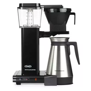 Pilienu kafijas automāts MOCCAMASTER KBGT 741 — 1,25 L (10 tasītes), 1520 W, tērauds, noņemams ūdens tvertne