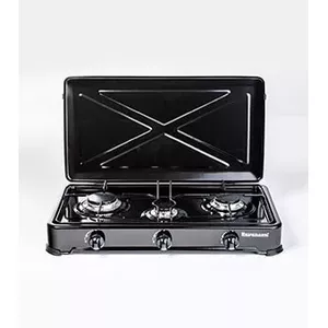 Gas Hob Ravanson K-03TB, 3 Zones, Rotary Control