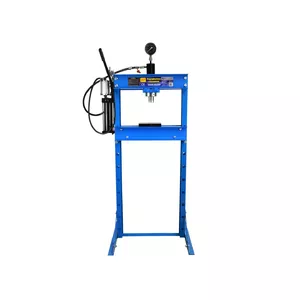 Pneumatic hydraulic workshop press GEKO G02092, 20-ton capacity, adjustable height