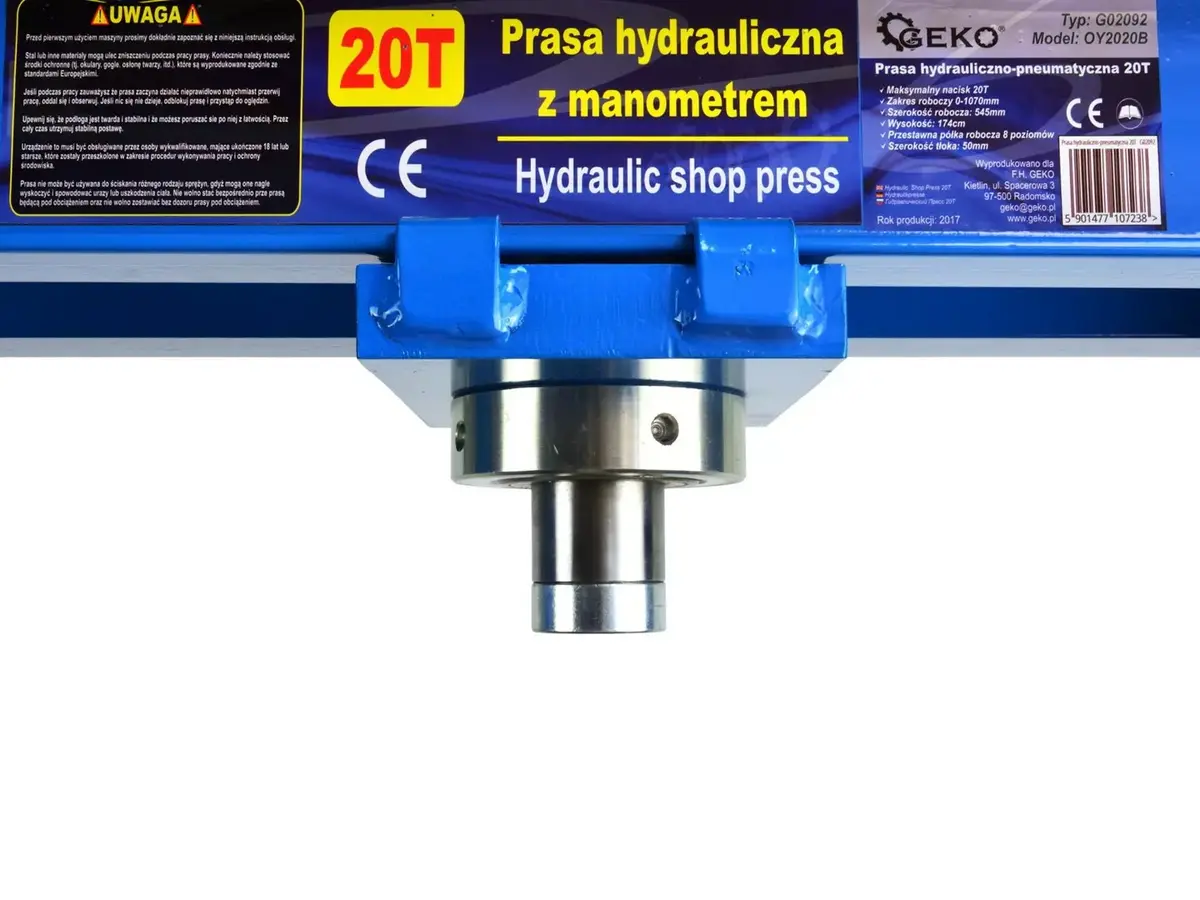 GEKO G02092 20T Pneumatic Hydraulic Workshop Press Photo 9