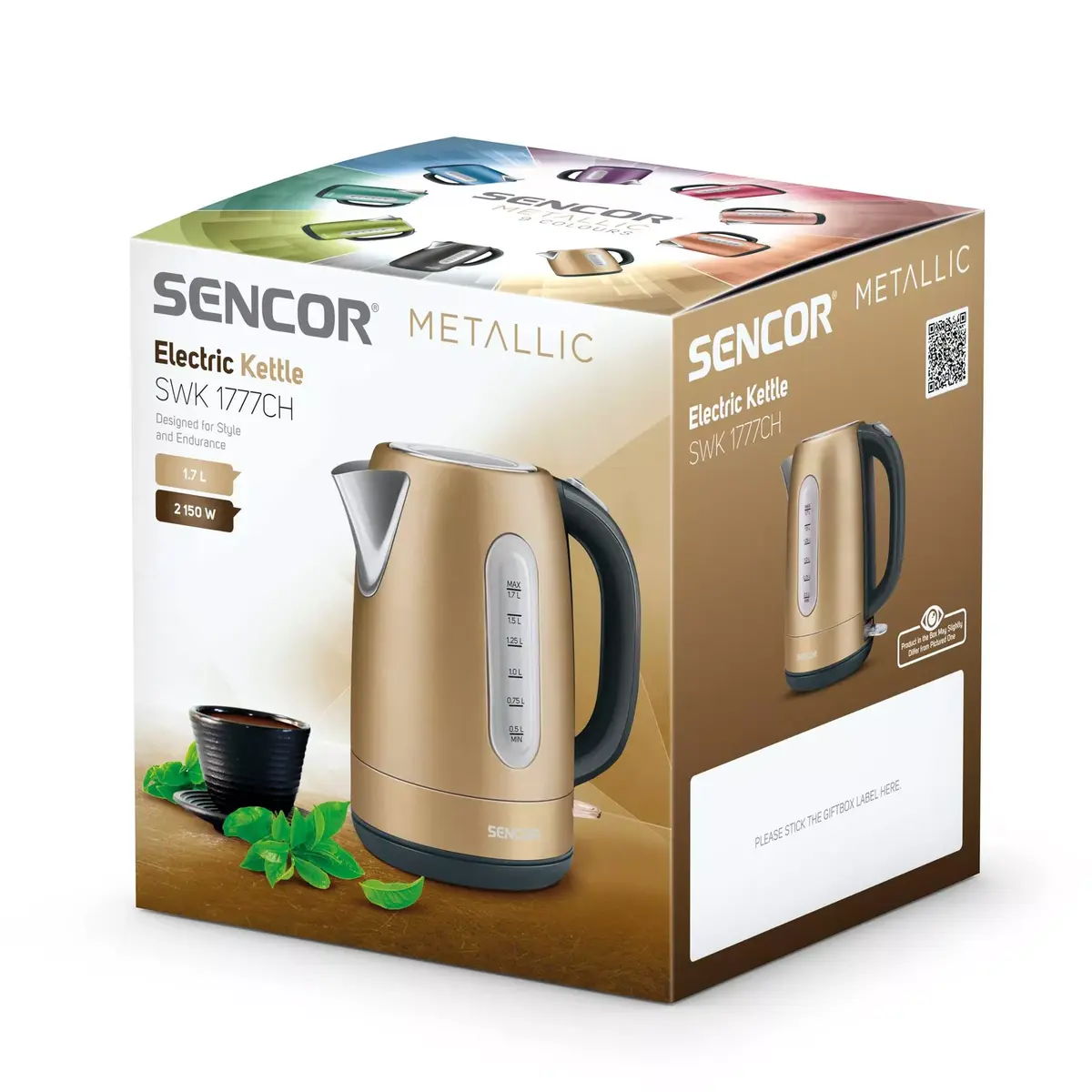 Electric kettle Sencor 1.7 L 2150 W SWK1777CH Photo 10