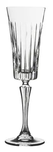 RCR Timeless Crystal Champagne Glasses, 210 ml, Set of 6